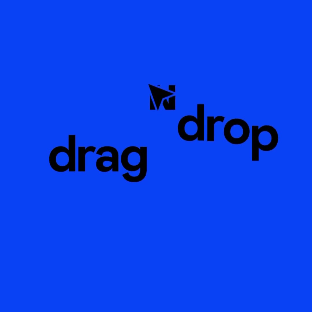 شعار DragNdrop من تصميم Villagers Studio