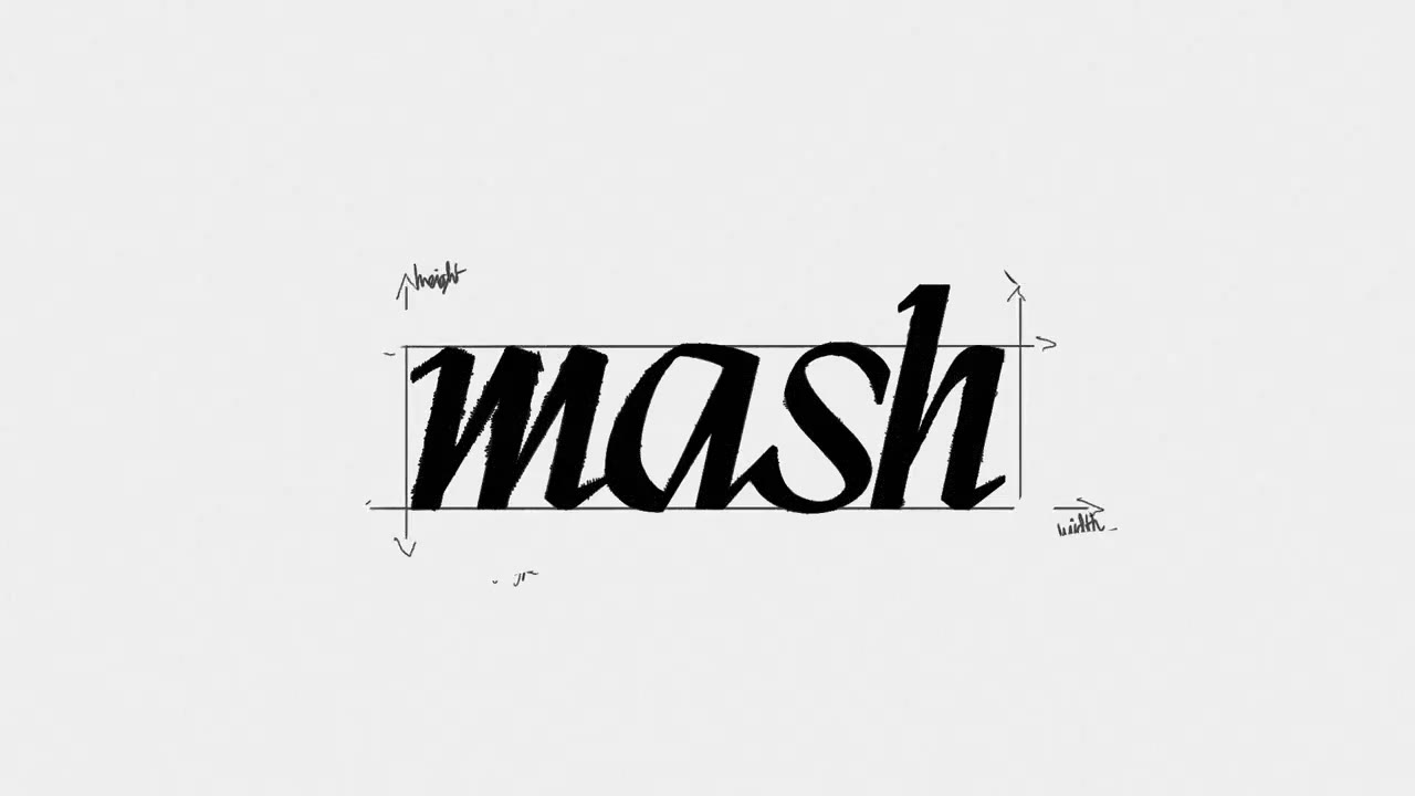 Mash-Logo von Timothée Berger